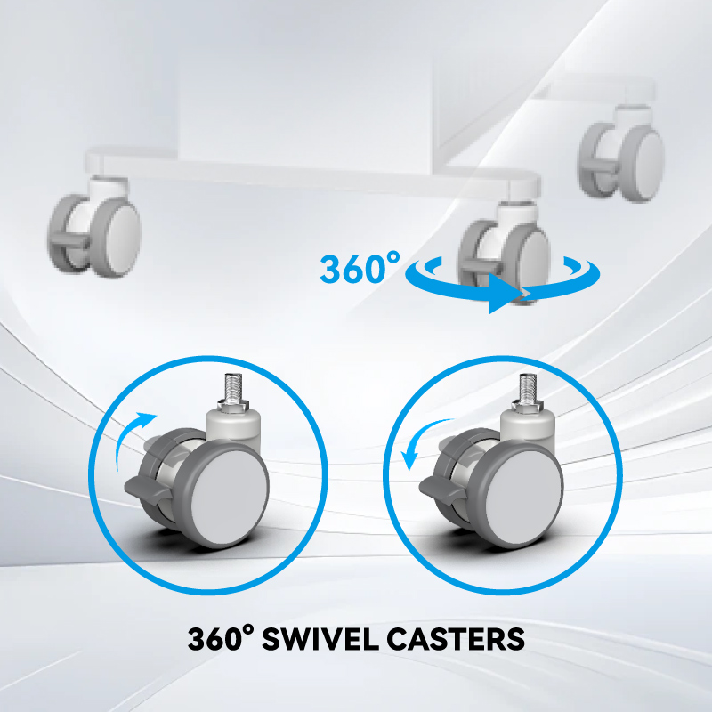 Silent Wheels with Lock