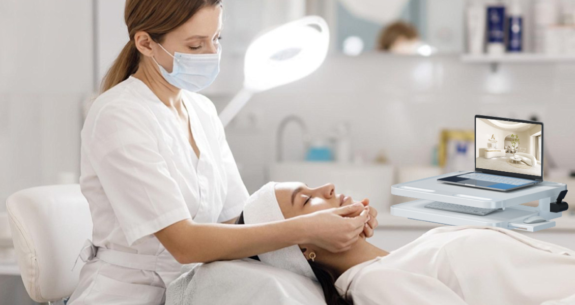 Medical Laptop Trolley Application